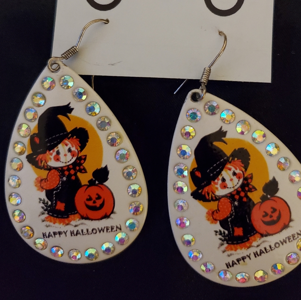 Scare crow earrings